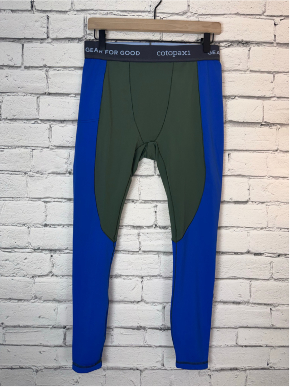Women’s Cotopaxi Hakara Leggings Size XL Blue and Green Full Length - Picture 3 of 10